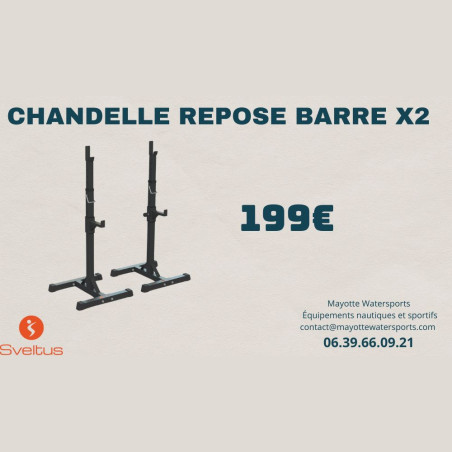Chandelles repose-barre (la paire)
