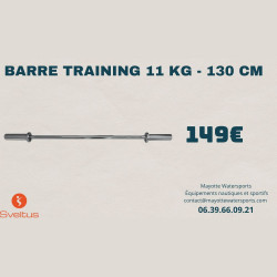 Barre de training 11 kg - 130 cm