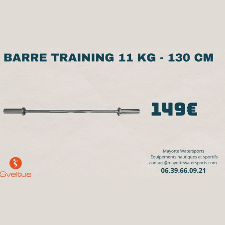 Barre de training 11 kg - 130 cm