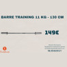 Barre de training 11 kg - 130 cm